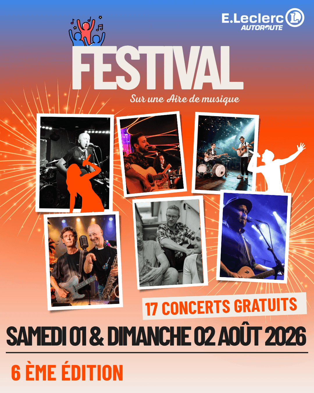 C'est la sixième édition du festival « Sur Une Aire de Musique » qui se tiendra cette année. ©E.Leclerc
