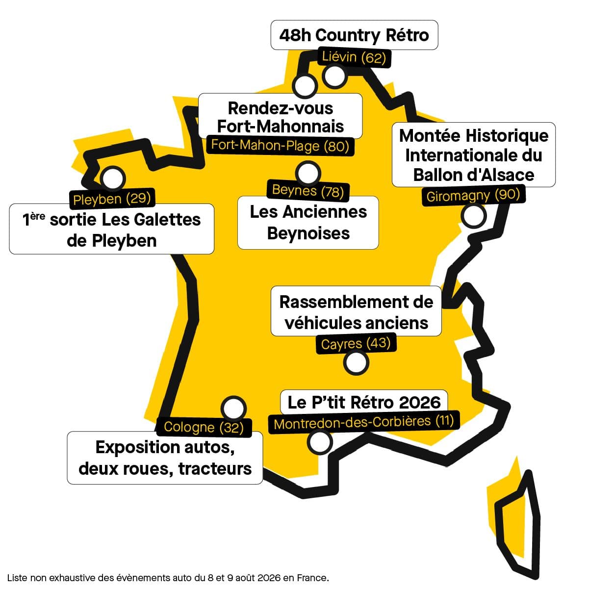 Notre sélection non exhaustive des rassemblements de voitures anciennes ce week-end © Roole