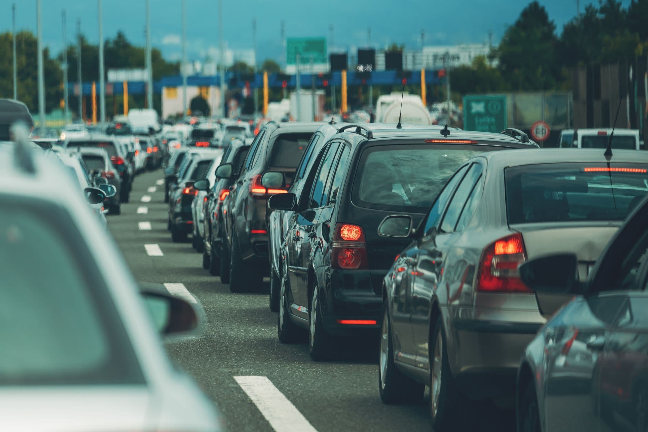 Autoroute bouchée