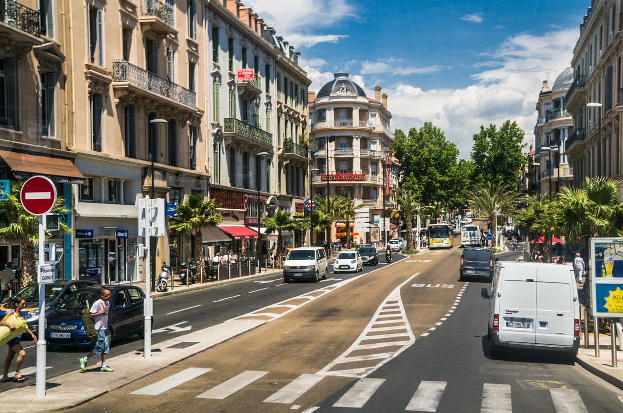 Photo du Boulevard Carnot à Cannes