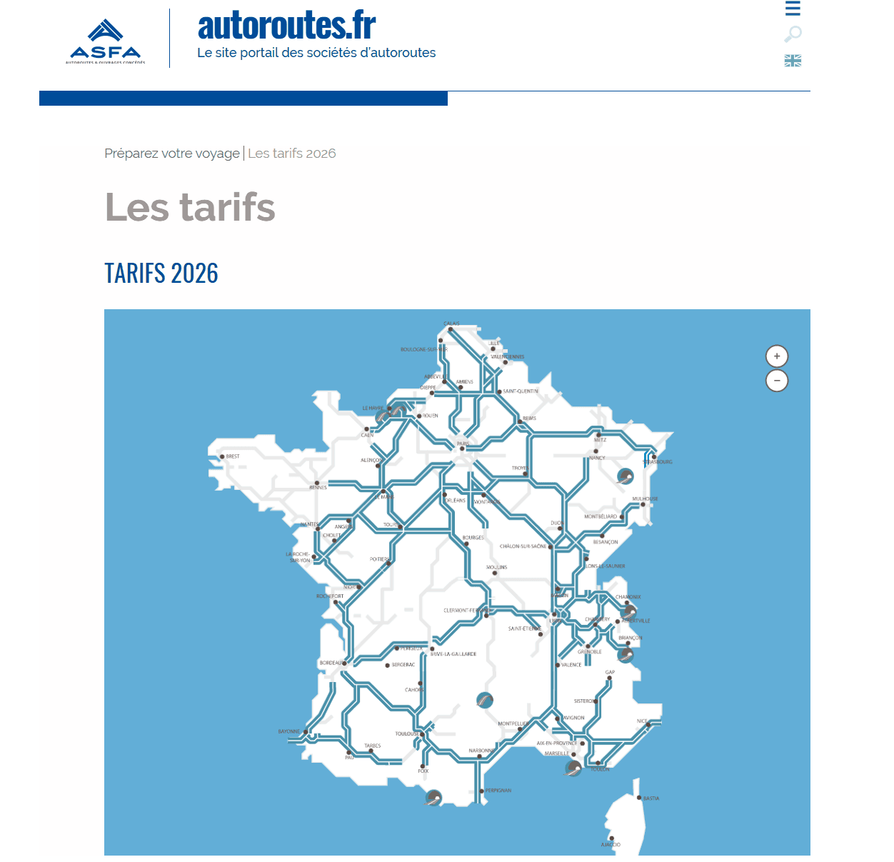 Calculez le coût de votre prochain trajet sur l'autoroute en jetant un coup d'oeil sur le site autoroutes.fr.