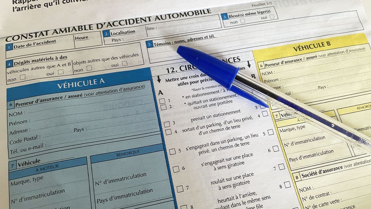 Faire un constat amiable estil obligatoire