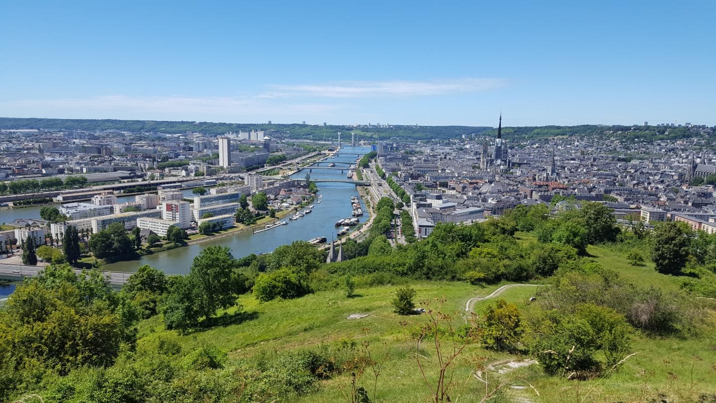 Panorama de la côte Sainte-Catherine. © Conservatoire d’espaces naturels Normandie