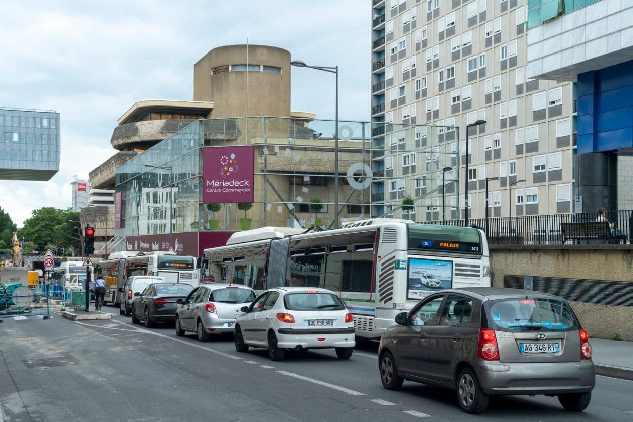 Embouteillages à Bordeaux