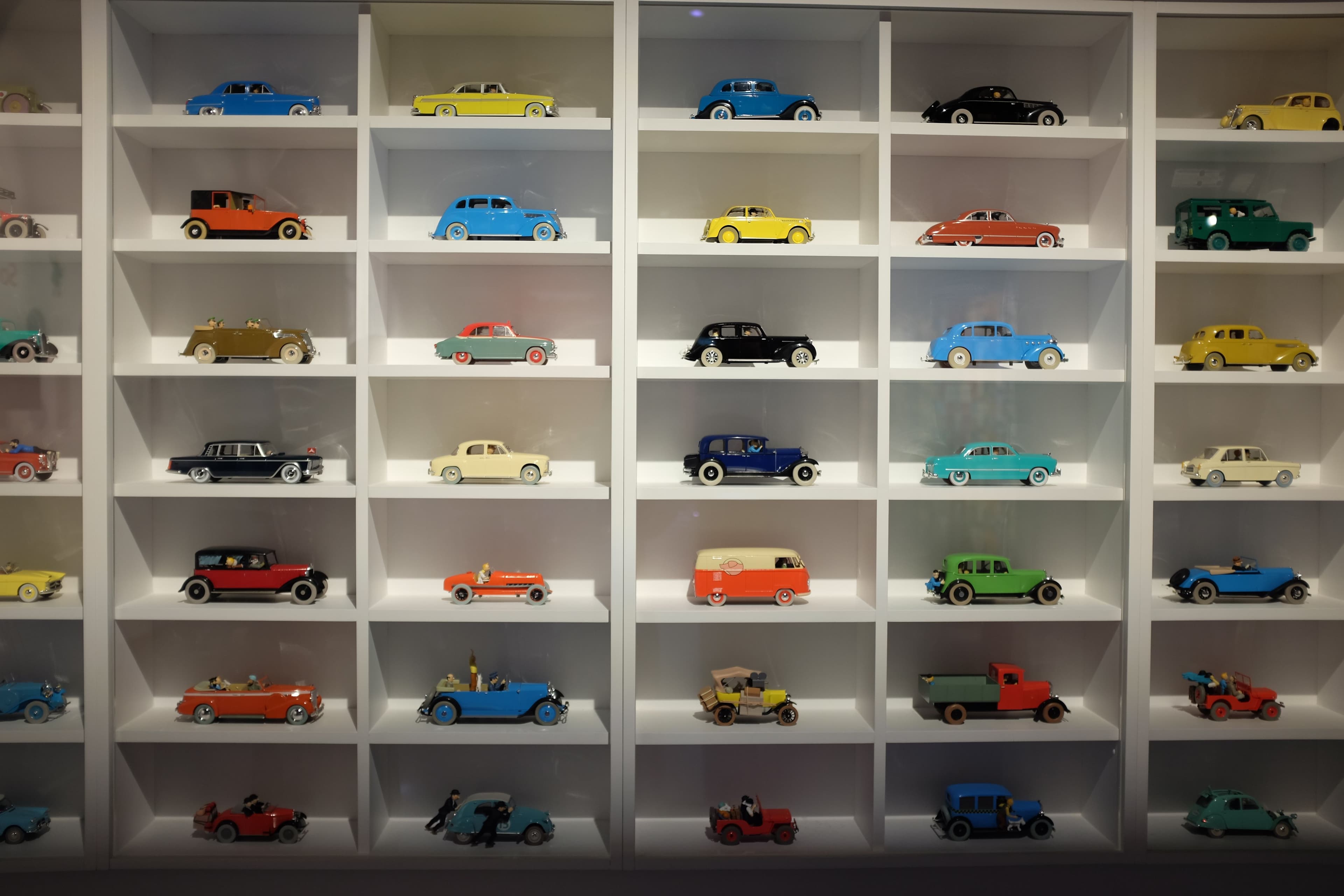 Les voitures mythiques des aventures de Tintin, version miniature. @Roole