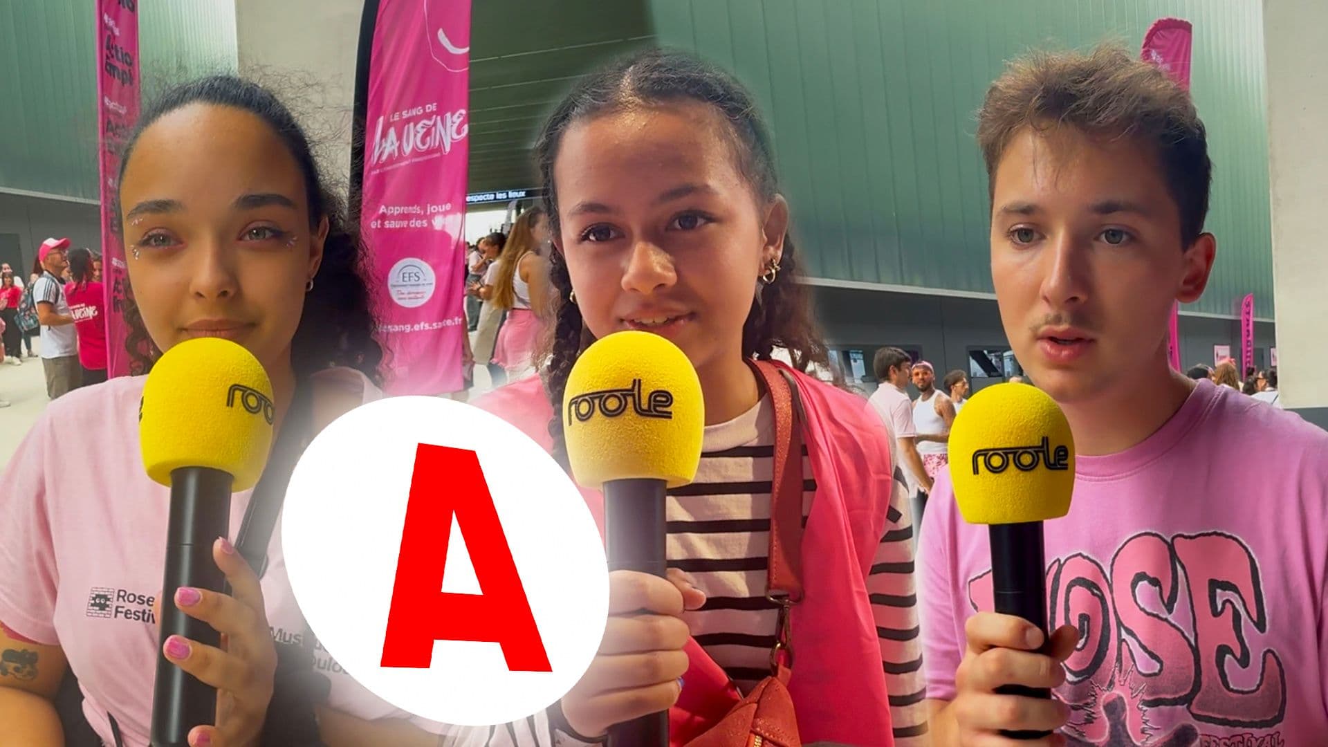 Des festivaliers ont répondu à nos questions lors du Rose Festival.