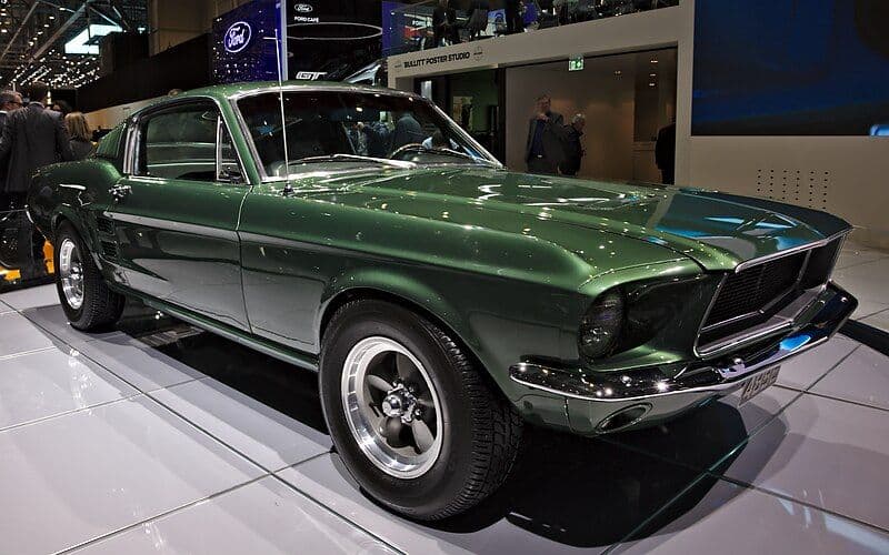 Steve McQueen a rendu célèbre cette Ford Mustang dans le film Bullitt en 1968. ©CC.Alexander Migl