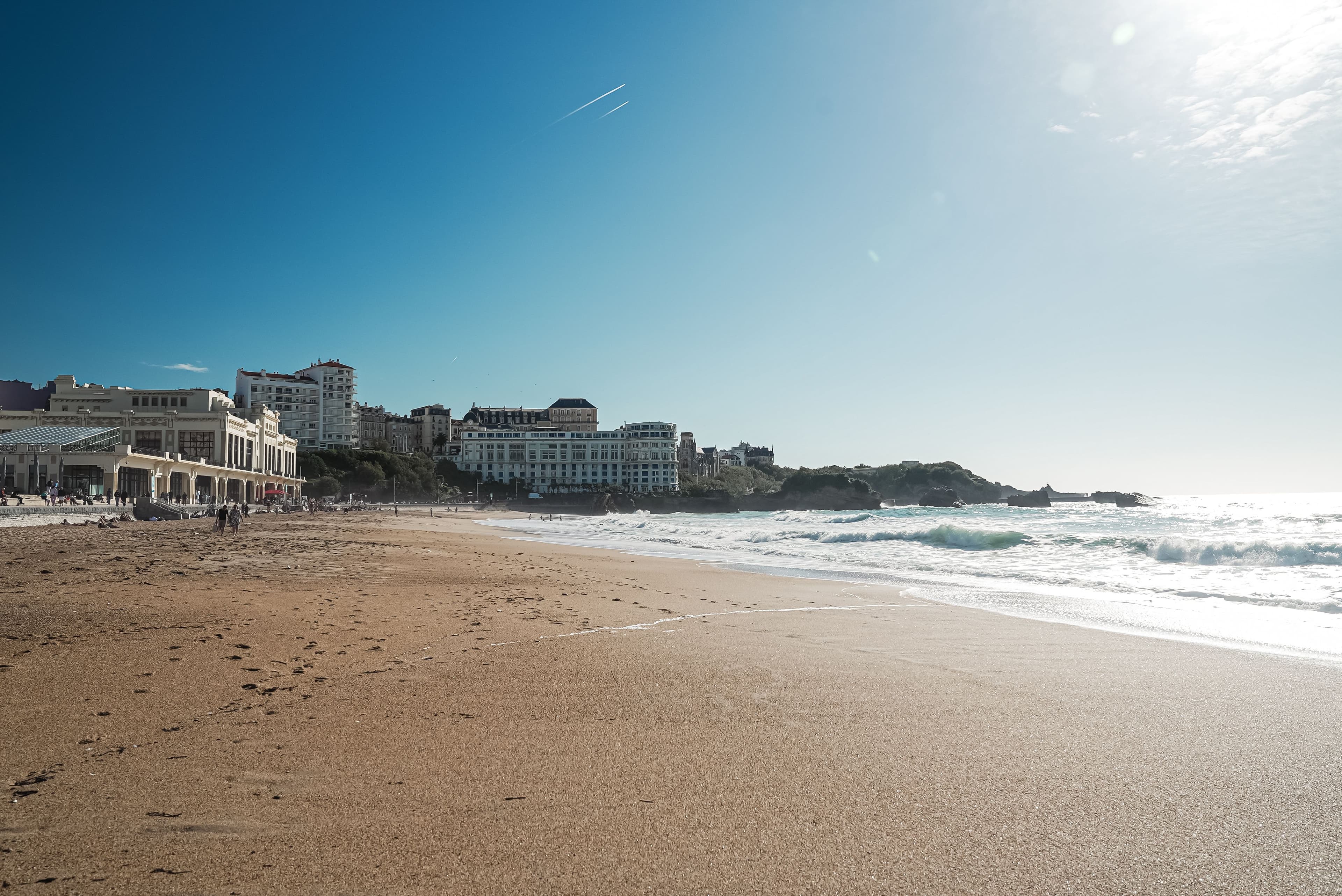 L'incontournable Grande Plage à Biarritz : cliché mais tellement belle ! ©Roole