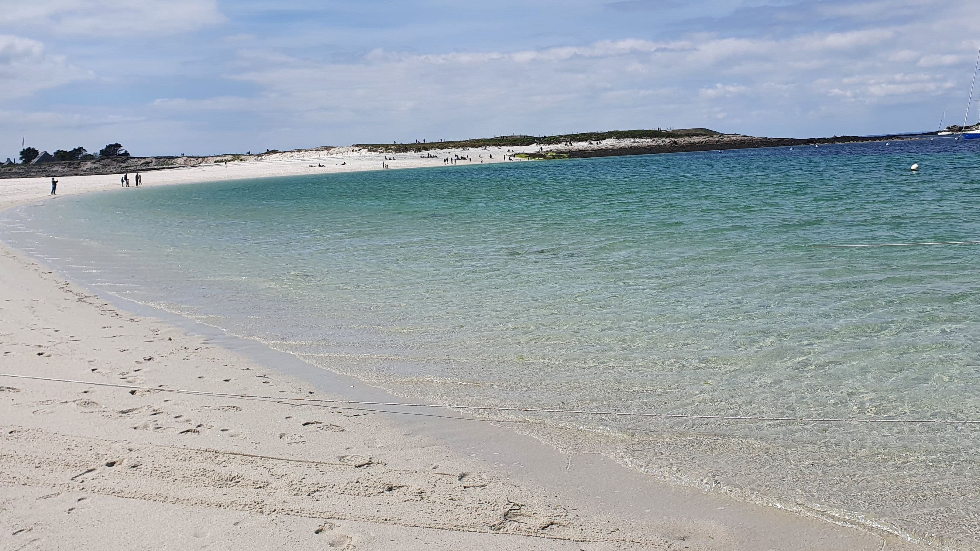 L'île Saint Nicolas dans l'archipel des Glénans. ©Roole