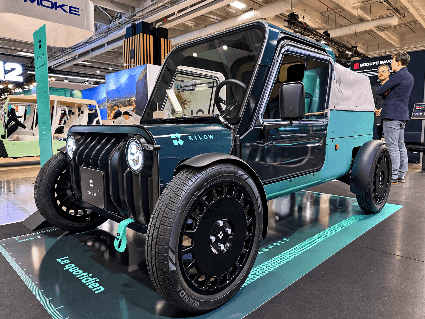 Véli de marque Kilow exposée au mondial de l'auto 2026