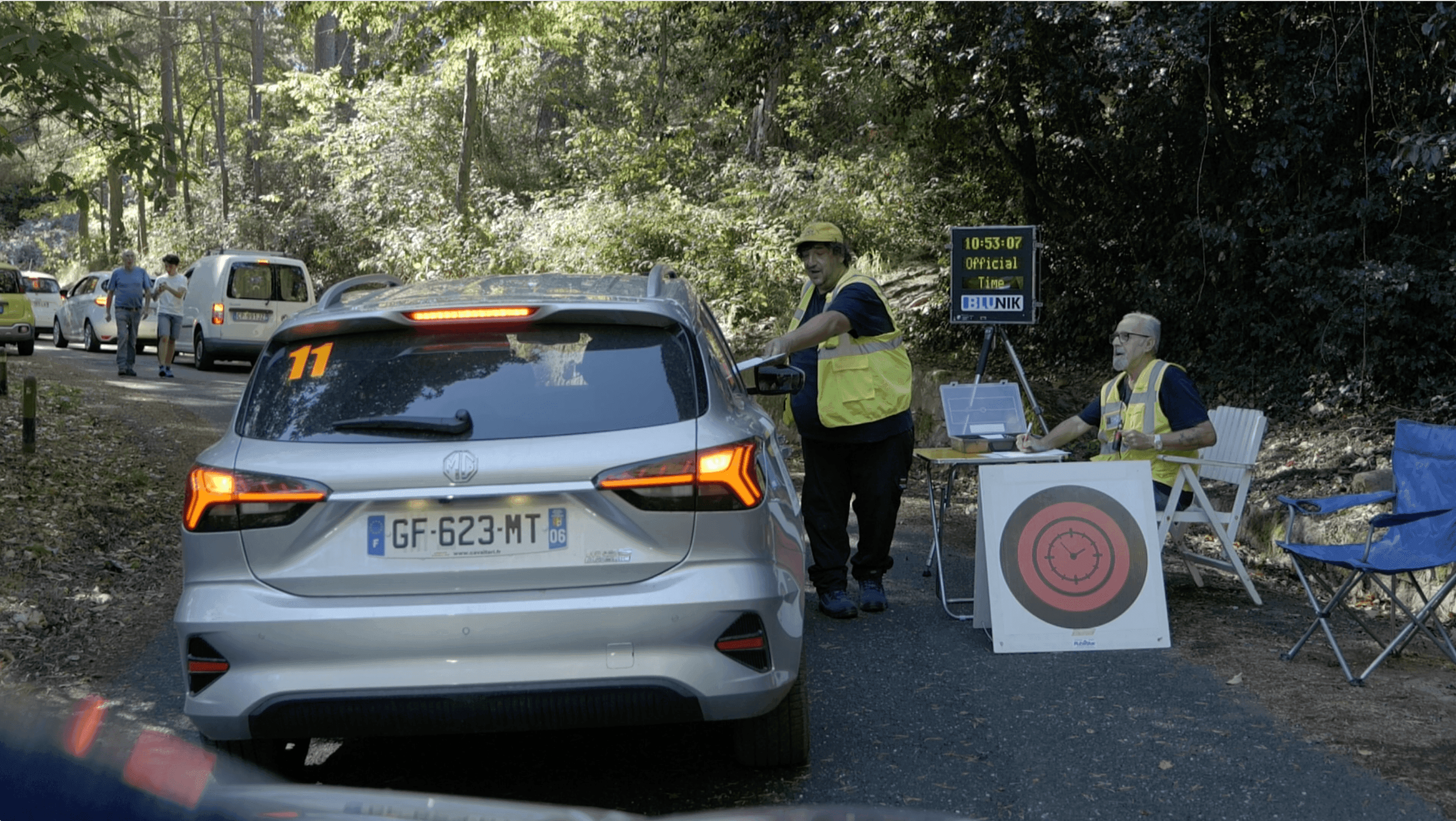 Début d'une Zone de Régularité (ZR). 