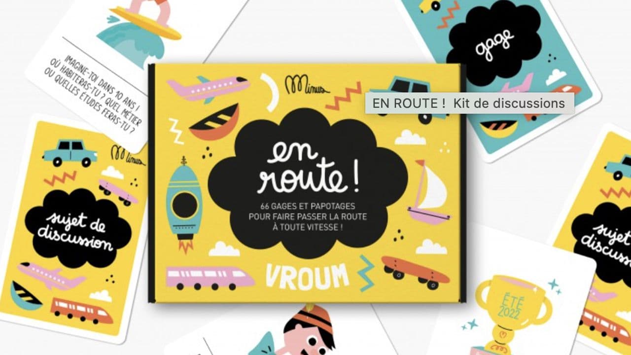 Le jeu « En route » pour Noël ! ©Minus Editions
