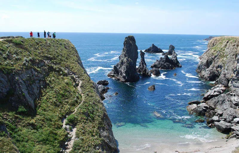 Les Aiguilles de Port Coton à Belle-île en Bretagne dans le Morbihan