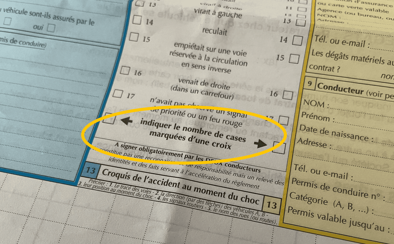 Constat à l'amiable - Arenor