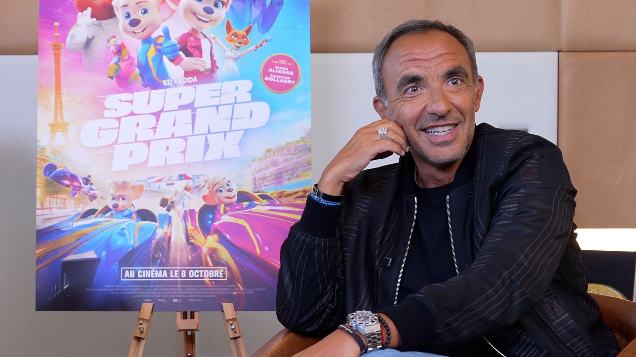 Nikos Aliagas en interview pour Super Grand Prix !