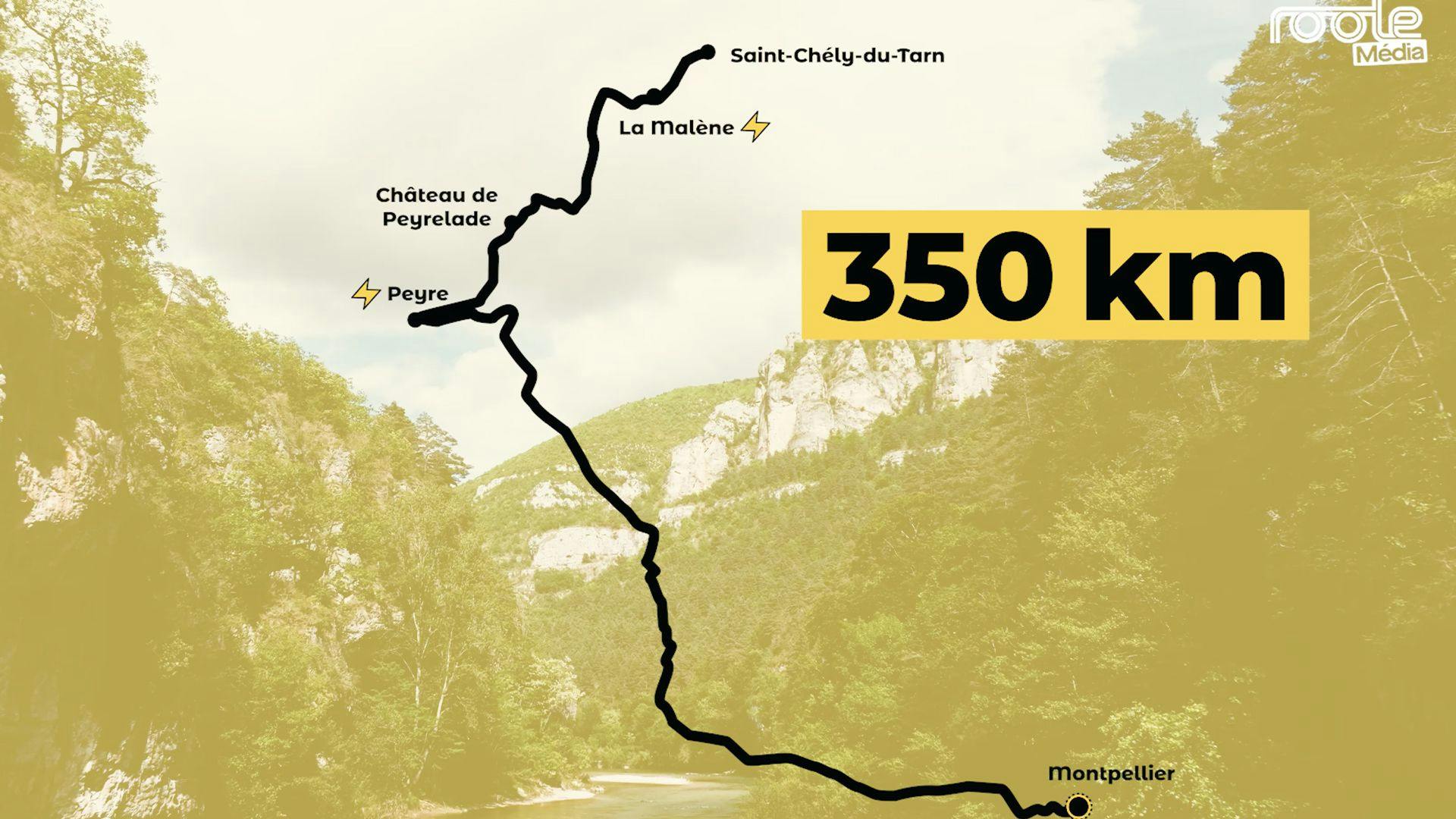 Notre itinéraire de road trip dans les Gorges du Tarn, de Peyre à Saint-Chély-du-Tarn. 