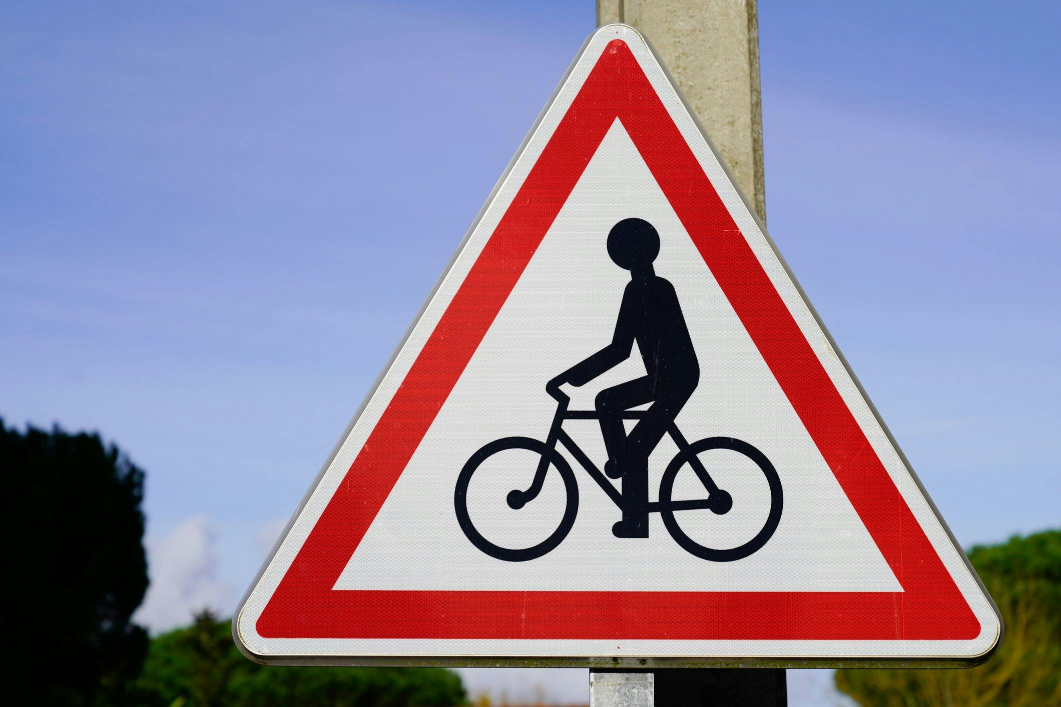 Panneau de débouché de cyclistes (A21)