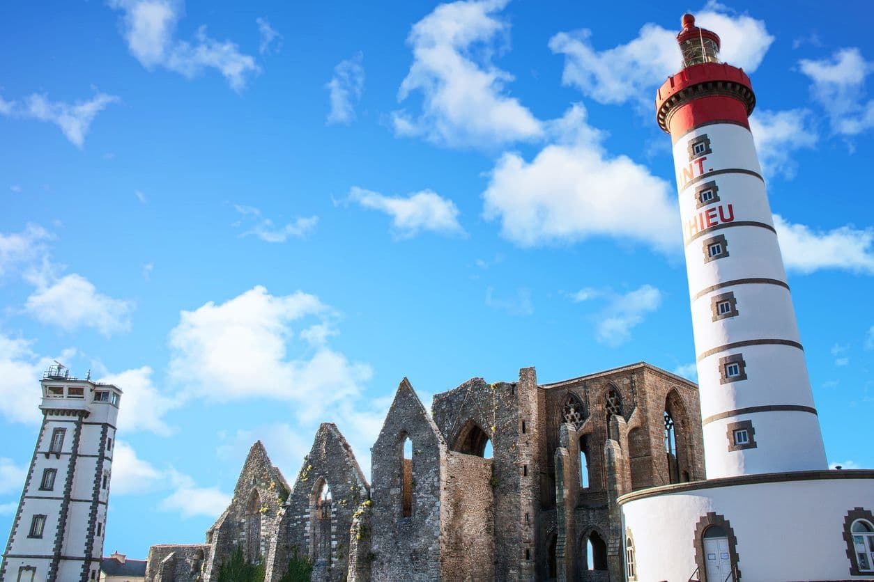 La Pointe Saint-Mathieu : un paysage de carte postale @guy-ozenne - IStock
