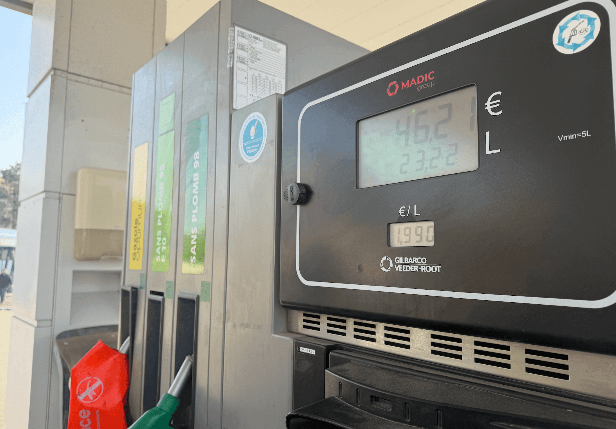 Quels sont les prix moyens des carburants en France aujourd'hui ? 