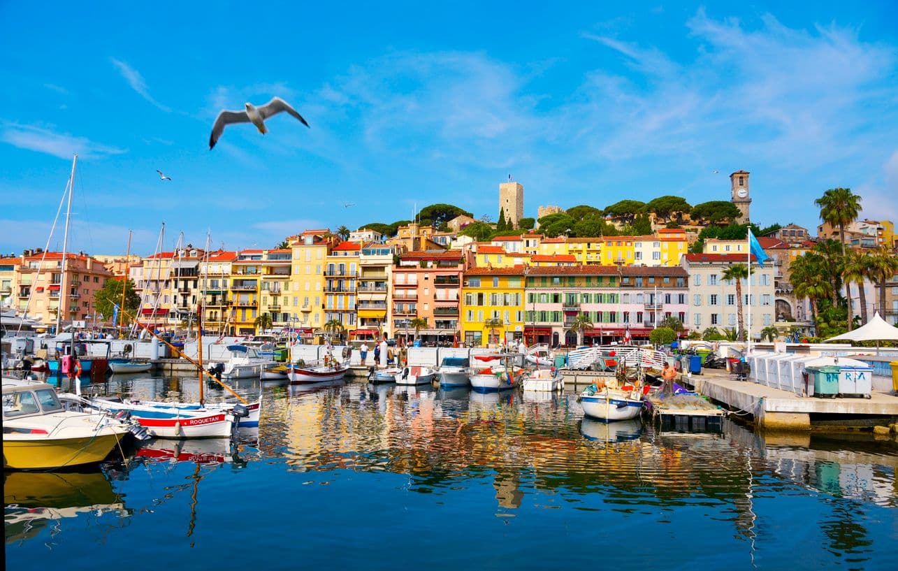 Vue sur le quartier du Suquet depuis le port @nito100 - IStock