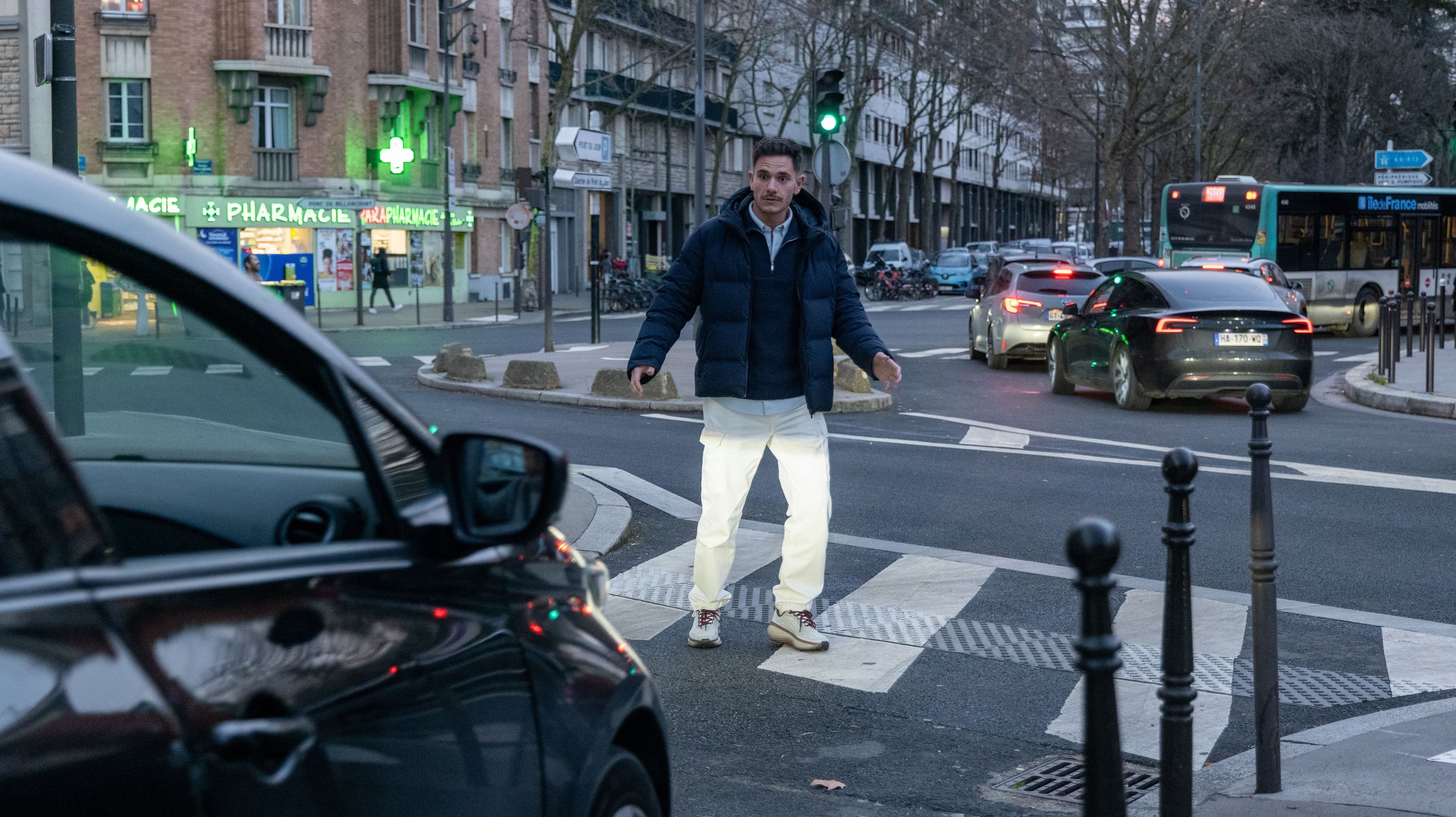 Refus de priorité à un piéton