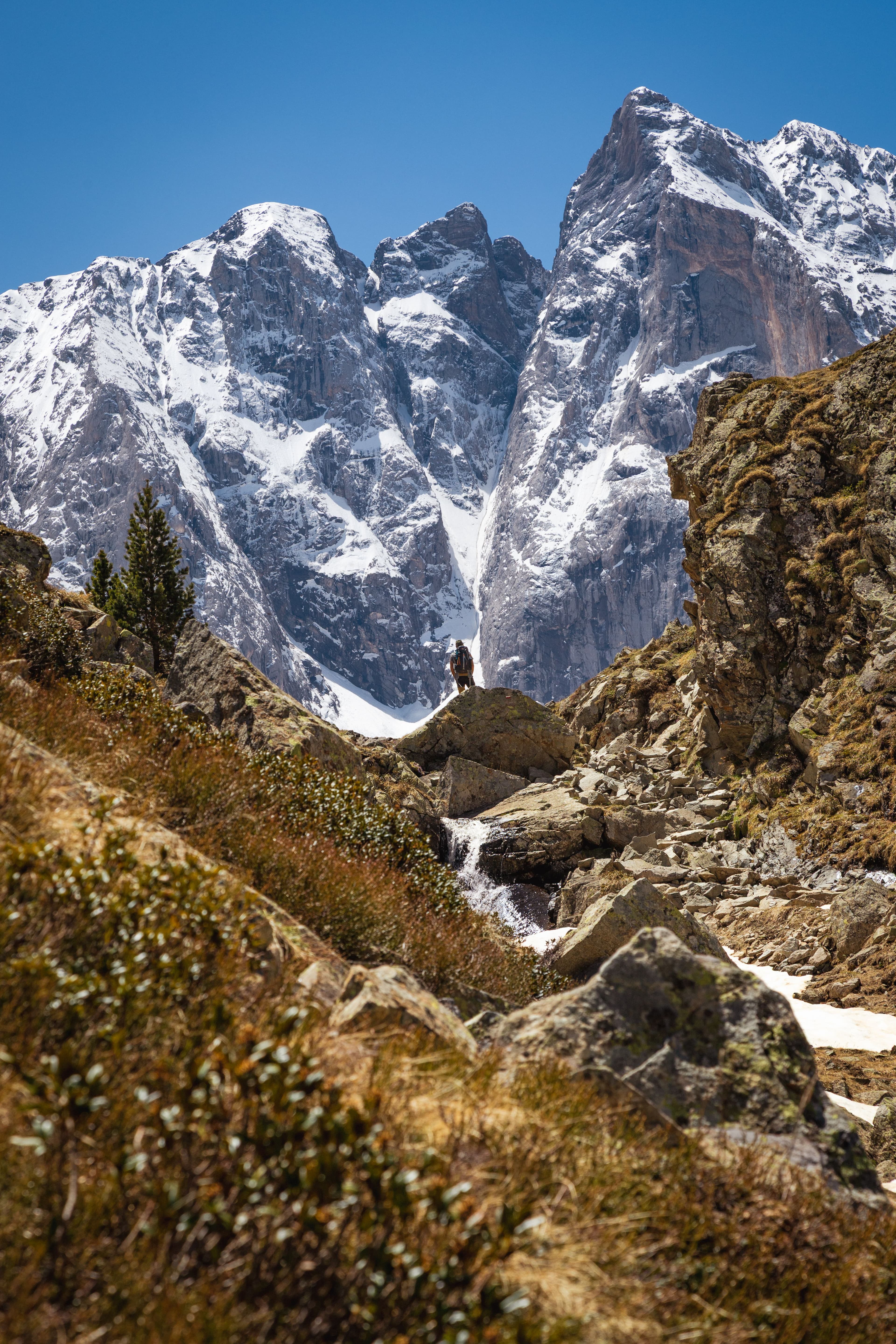 Les paysages enneigés du refuge des Oulettes de Gaube ©Nature Voyages Découvertes