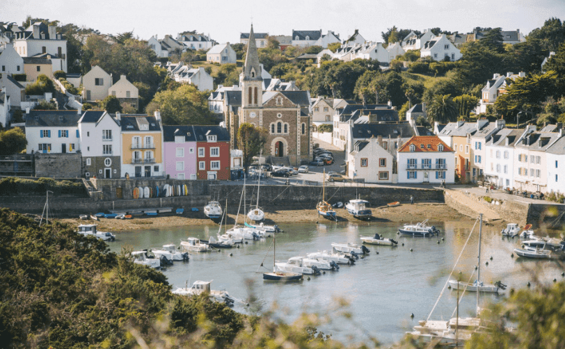 Le port de Sauzon à Belle-île-en-mer © Ferrand Clara