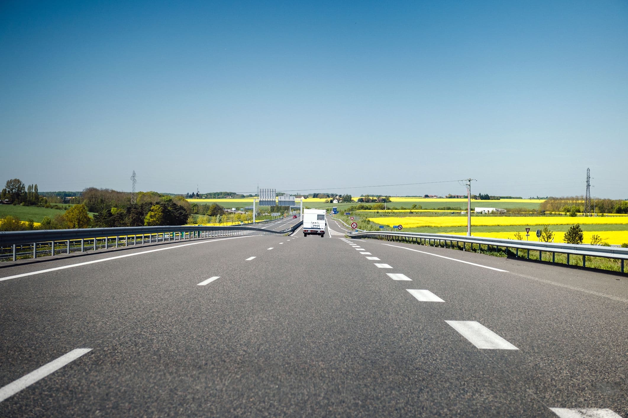 Voie d'insertin autoroute
