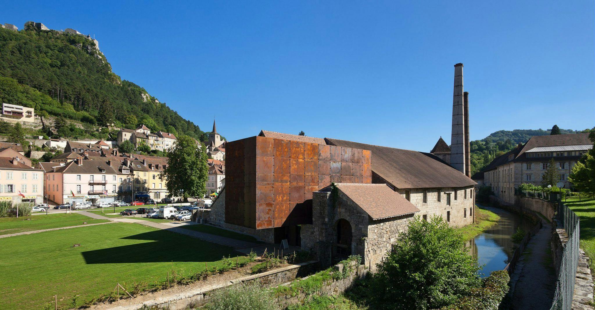 Vue sur la Grande Saline de Salins-les-Bains. ©Stéphane Godin/Jura Tourisme