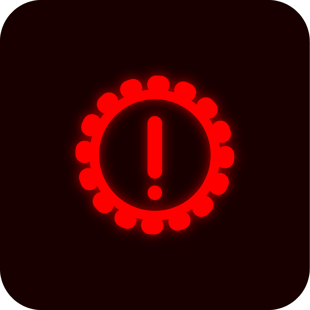 Ce voyant rouge signale un dysfonctionnement au niveau de la boîte de vitesses automatique. ©Roole