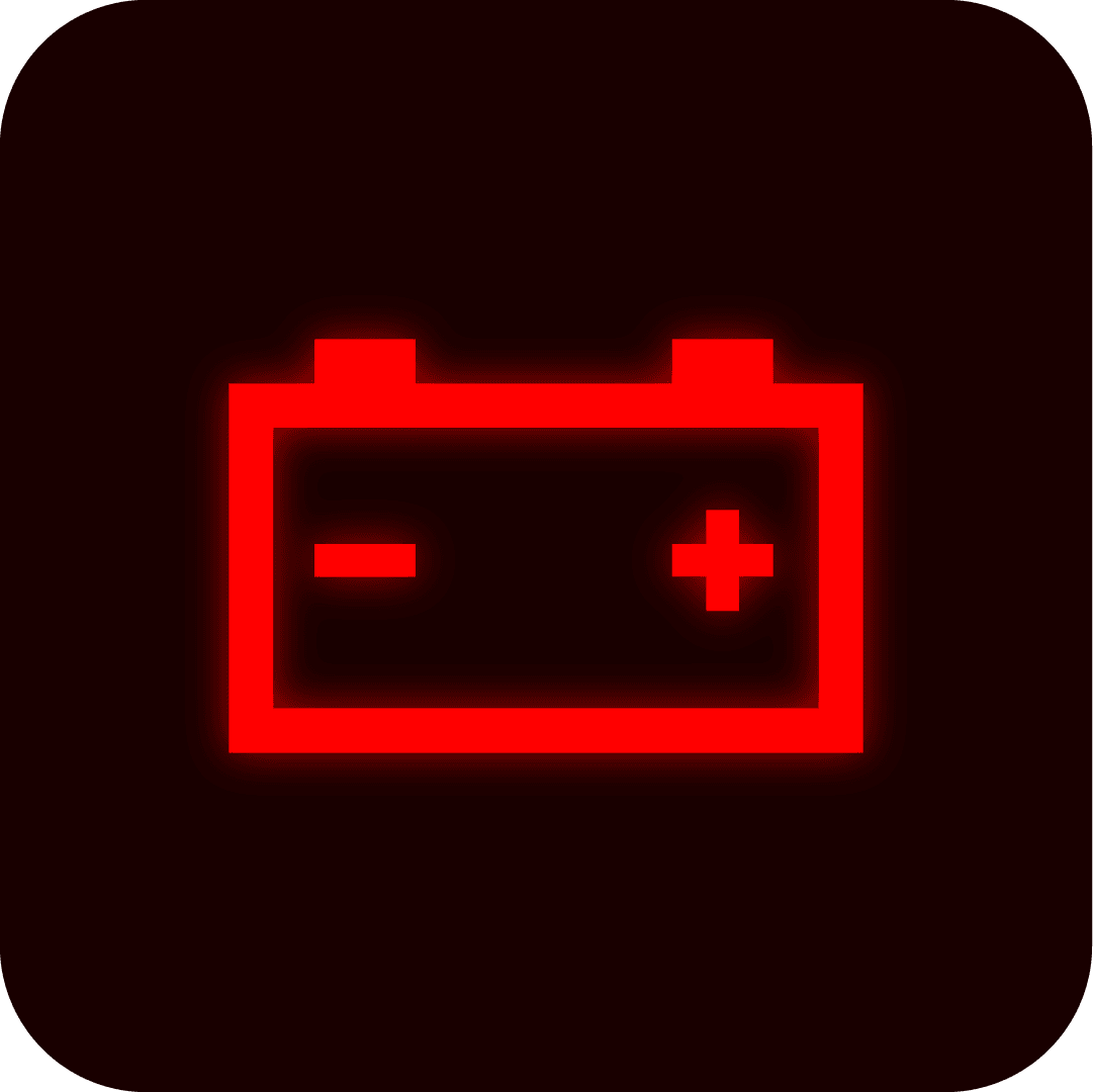 Ce voyant rouge indique un problème avec la batterie. ©Roole