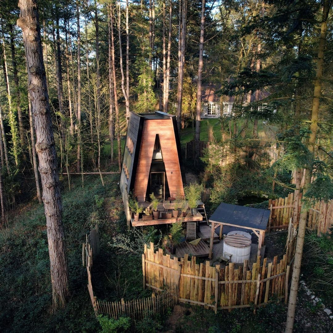Dormez en pleine forêt, et vivez la slow life sur la Côte d'Opale. ©Bains de Forêt