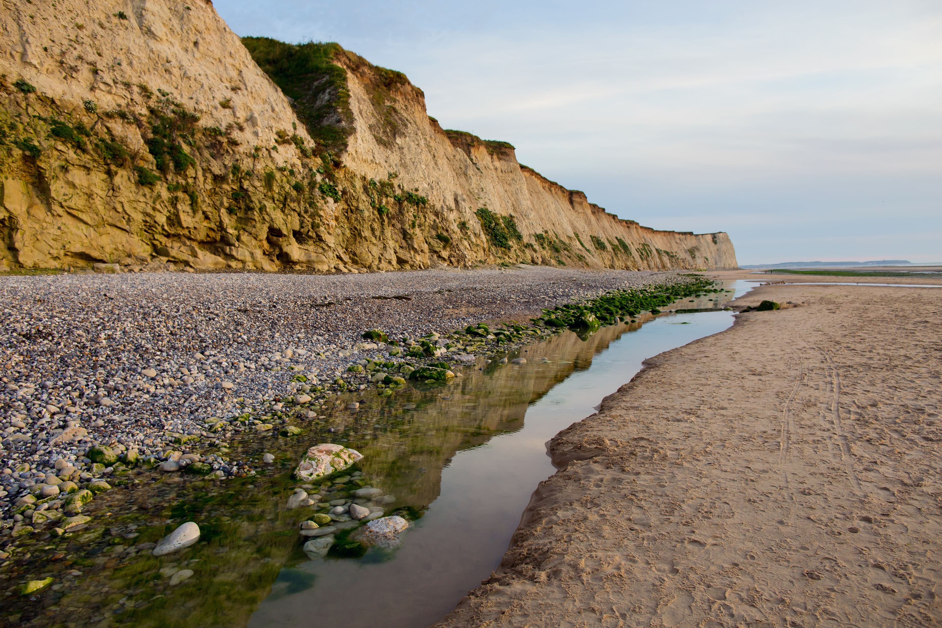 Les étendues à perte de vue, sur la plage du Cap Blanc Nez ©AnnaDudek