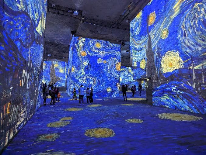 Exposition Van Gogh. ©Carrières des Lumières