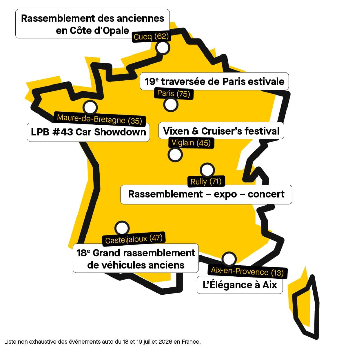 Notre sélection non exhaustive des rassemblements de voitures anciennes ce week-end © Roole