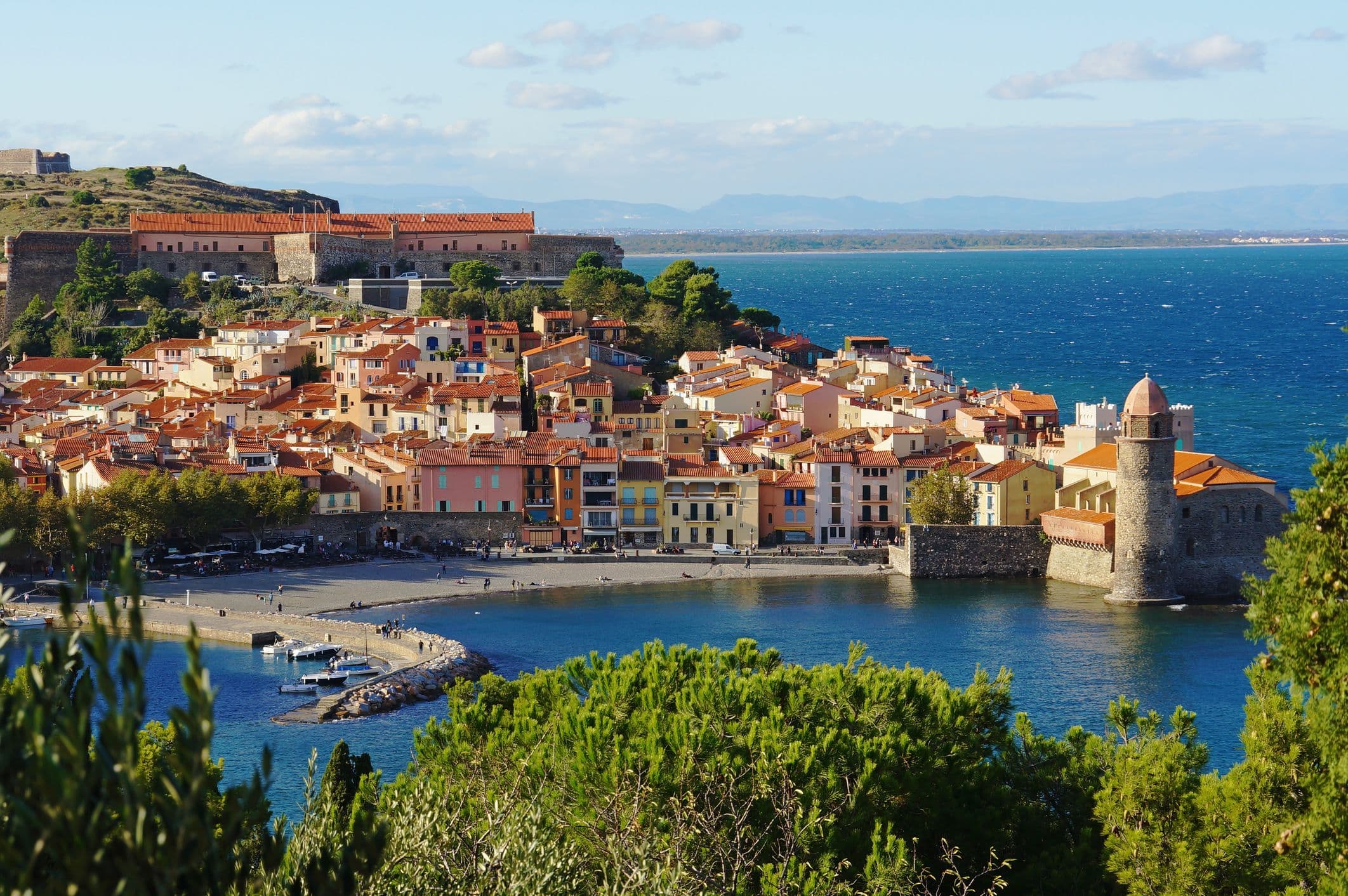 Collioure ou la douceur de vivre aux portes de l'Espagne. ©Damocean