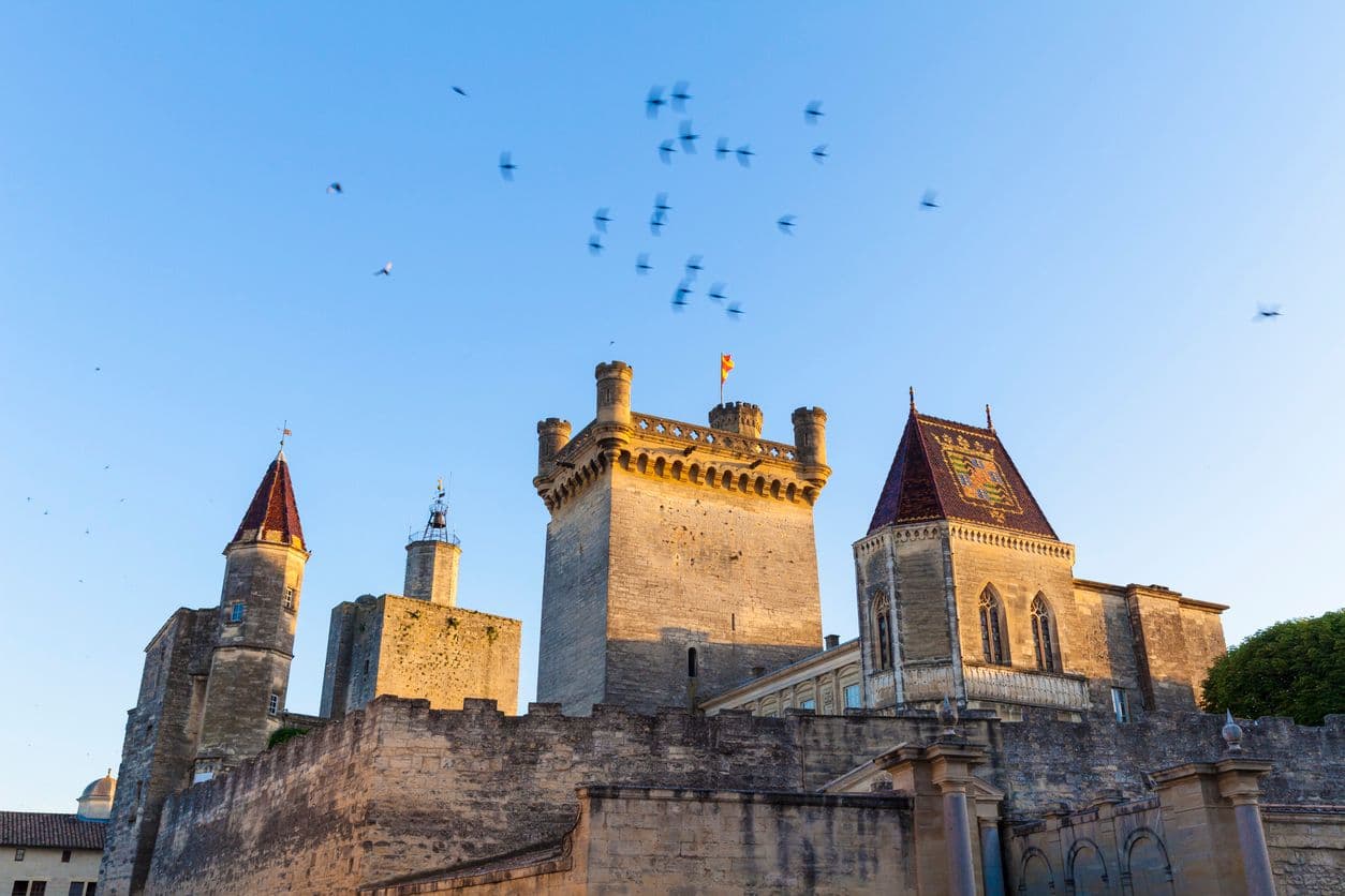 Le château d'Uzès, magnifique duché occitan. ©Max Labeille