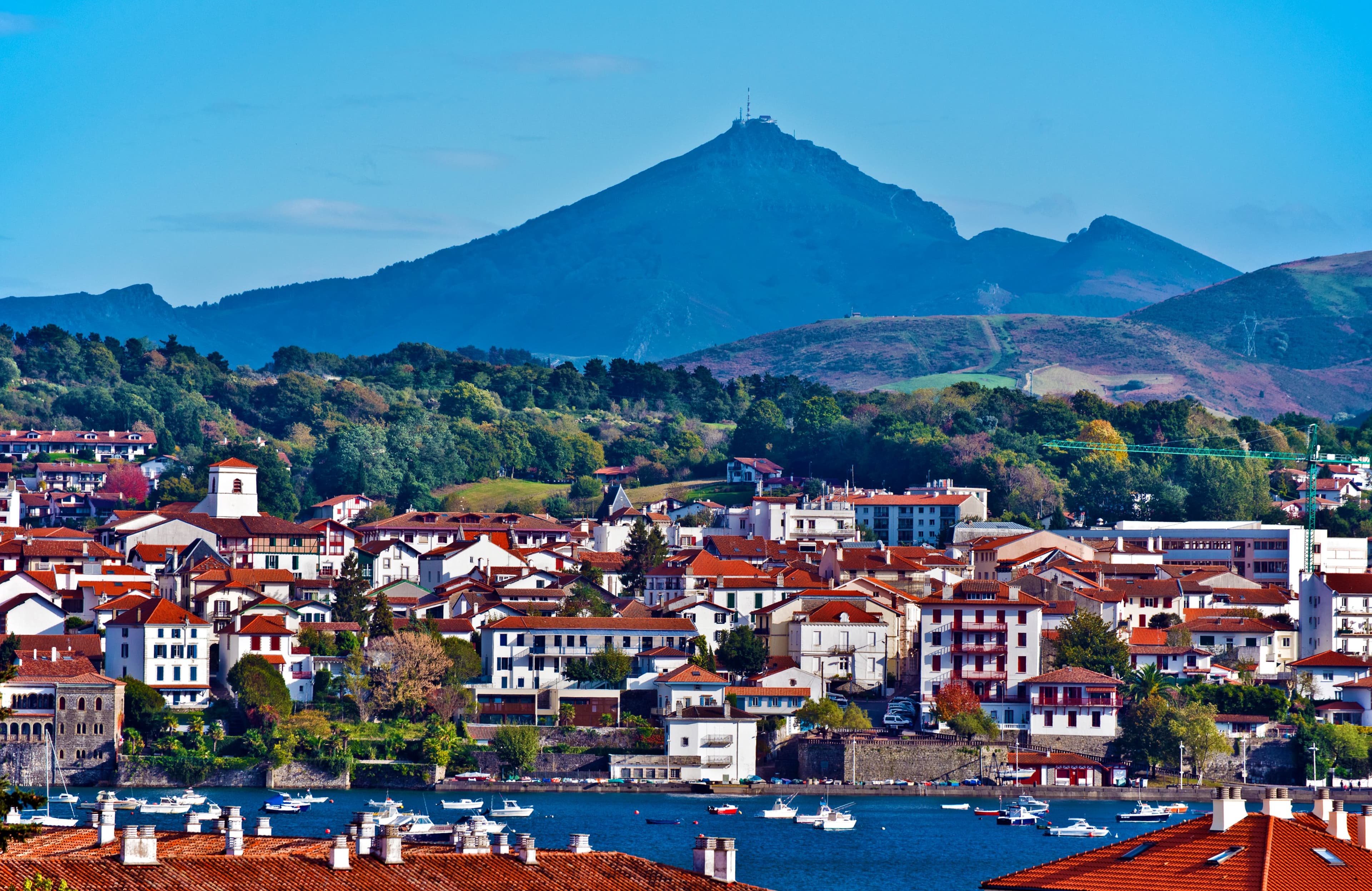 Hendaye, ville et plage.