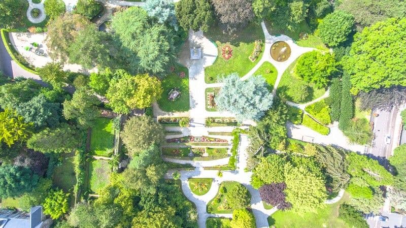 Le très beau jardin des plantes de Coutances. @NormandieTourisme.