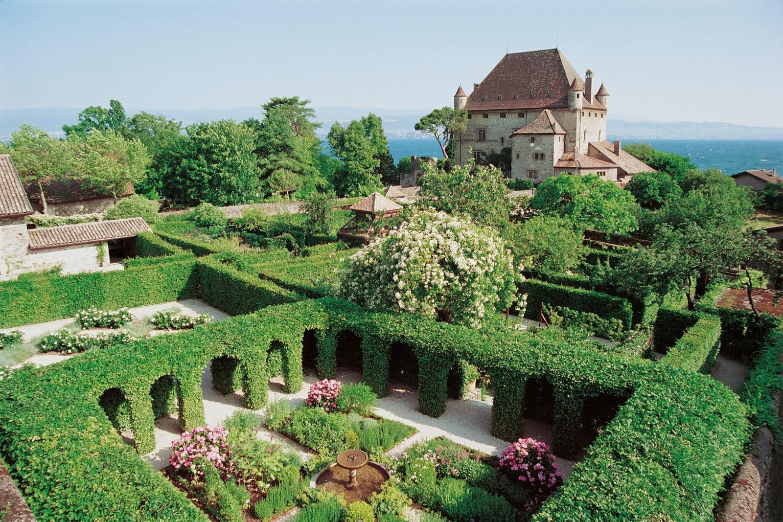 Le jardin des cinq sens, un incontournable lors d'un passage à Yvoire. ©Jardin des Cinq Sens