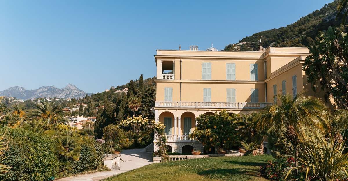 La très belle demeure du jardin Maria Serena, au cœur de Menton. ©OTMenton