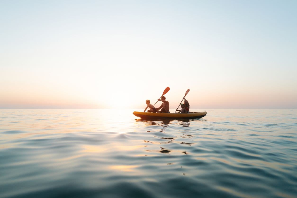 Essayez-vous au paddle, kitesurf ou profitez d'une simple sortie en mer depuis Port Mahon SIgean. ©Cercle Nautique Port Mahon Sigean