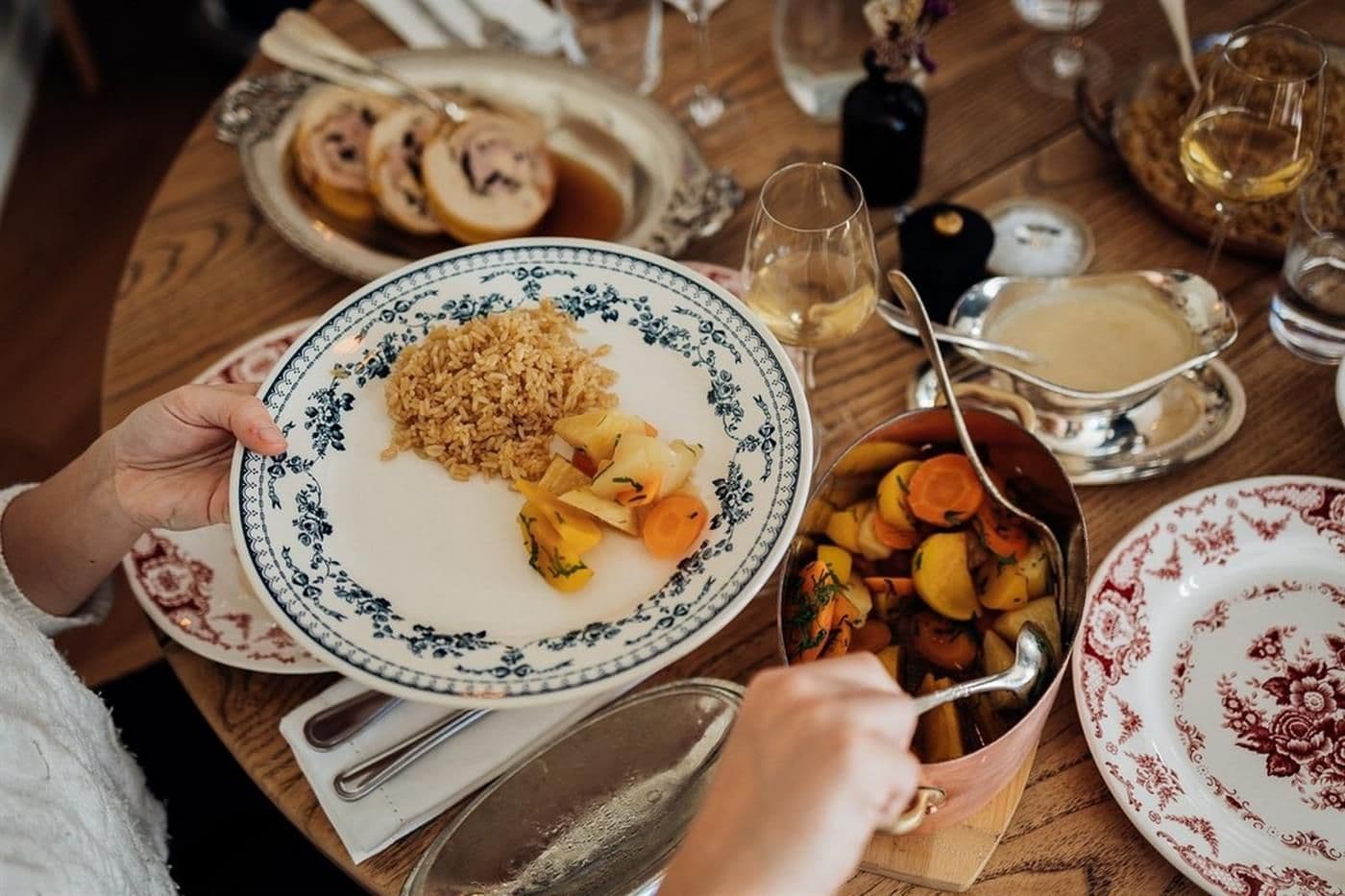 La cuisine savoureuse et la décoration vintage du restaurant l'Ossau. ©L'Ossau