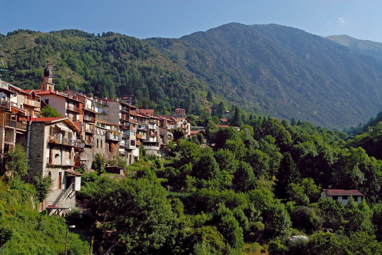 Le village pittoresque de Saint-Martin-Vésubie, au coeur du Parc National du Mercantour. ©Michel Peres