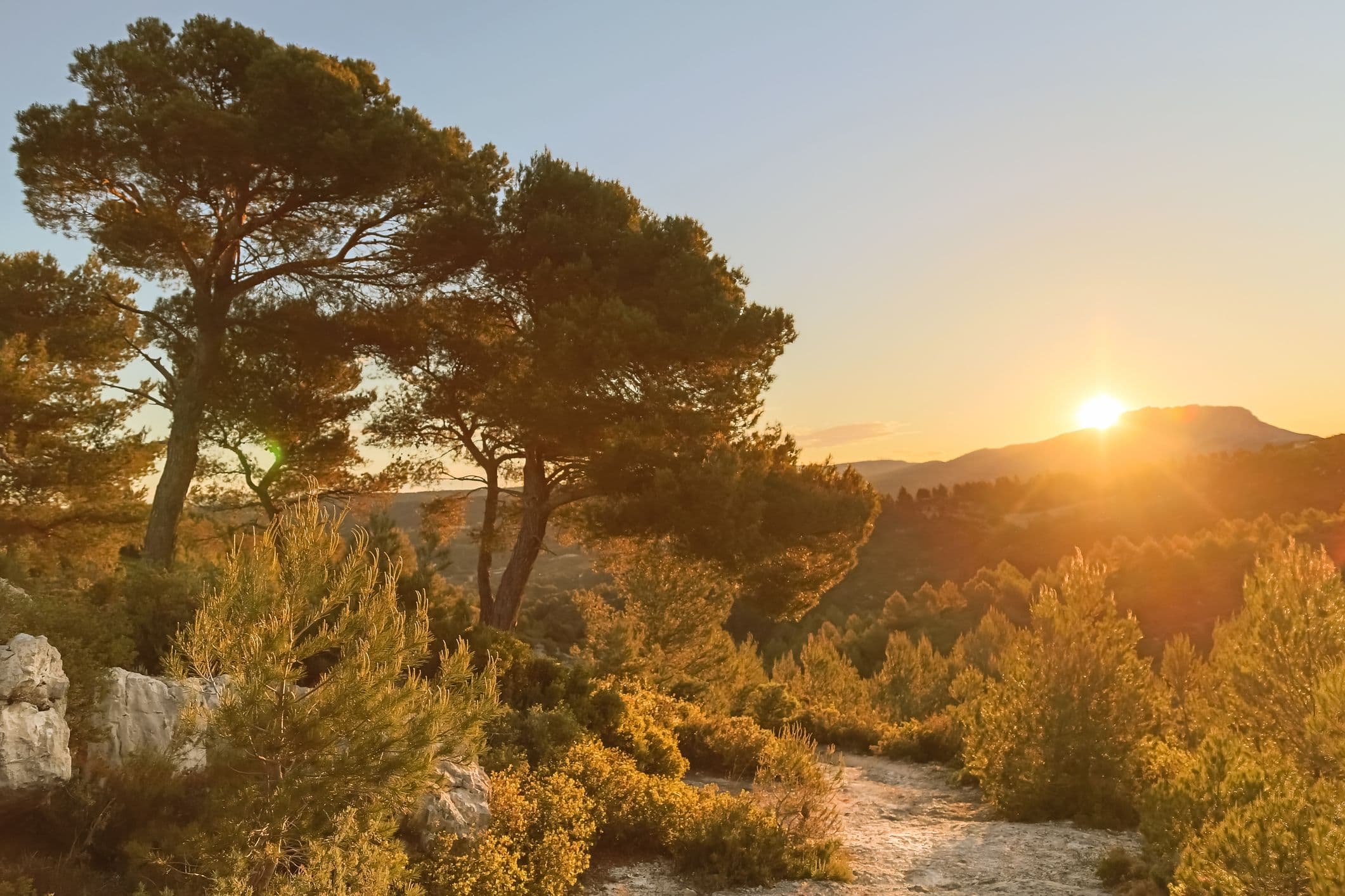 La Montagne Sainte-Victoire, aussi belle que mythique pour tous les Aixois. ©Philippe Paternolli
