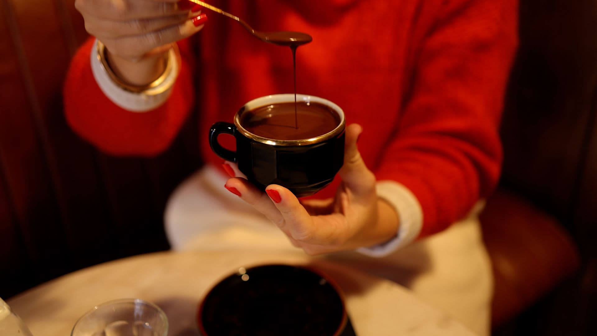 tasse de chocolat chaud de la Fabrique de Chocolat