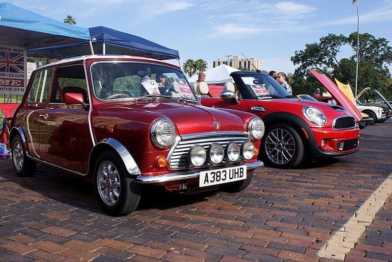La Mini Cooper est devenue une star des voitures grâce au film The Italian Job. ©CC.Valder137