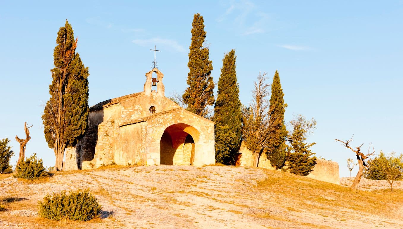 La Chapelle Saint-Sixte d'Eygalières. ©Alpillesprovence