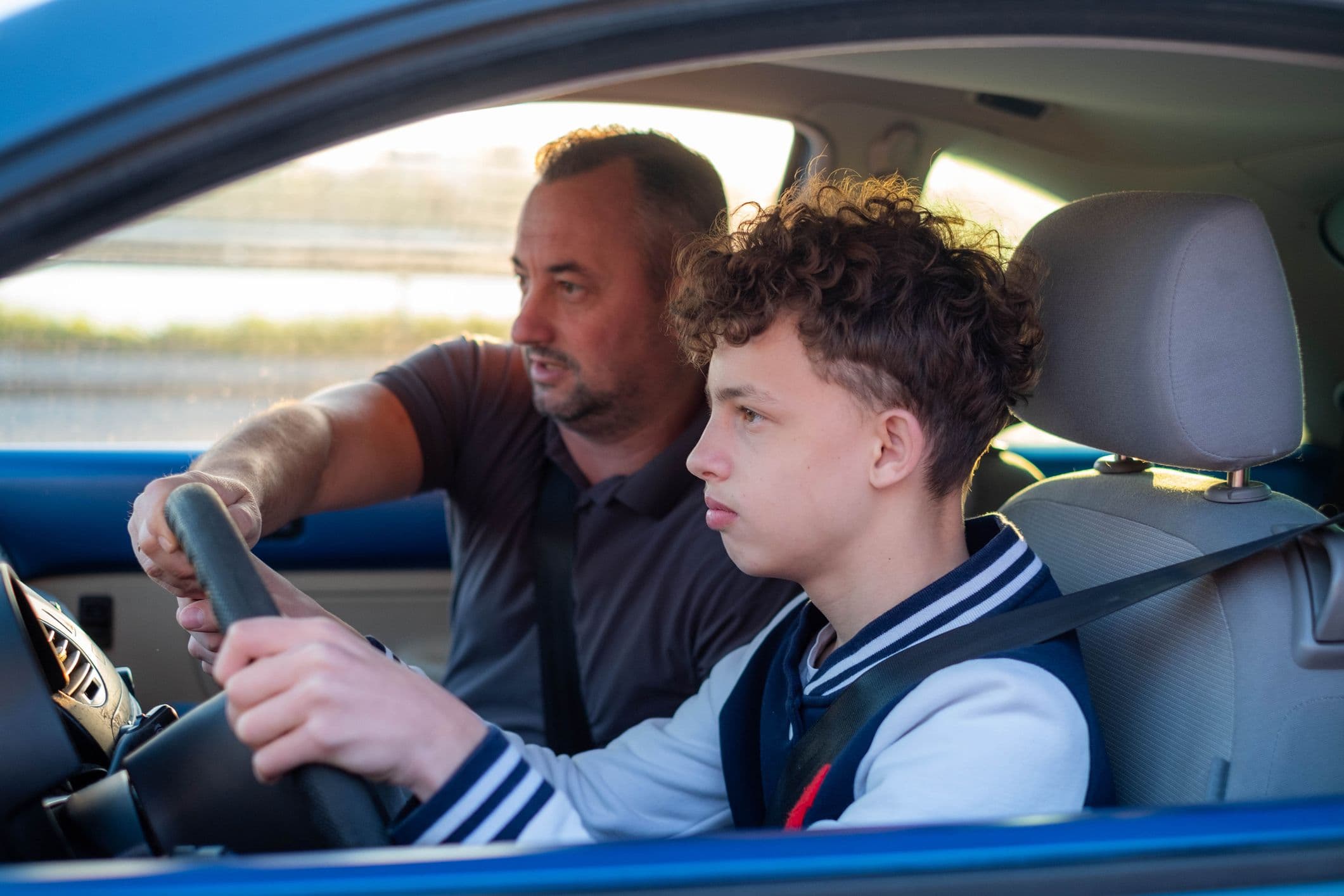Un apprenti conducteur en conduit accompagnée