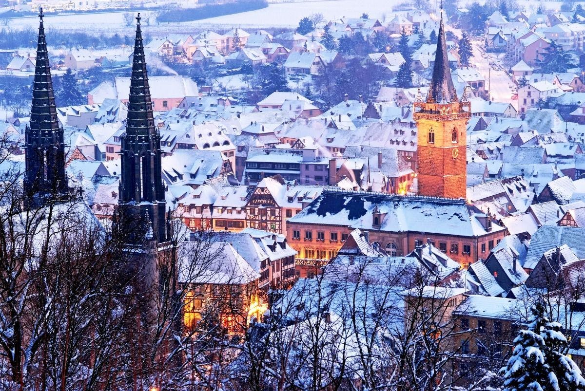 Obernai sous la neige - © Tourisme Obernai